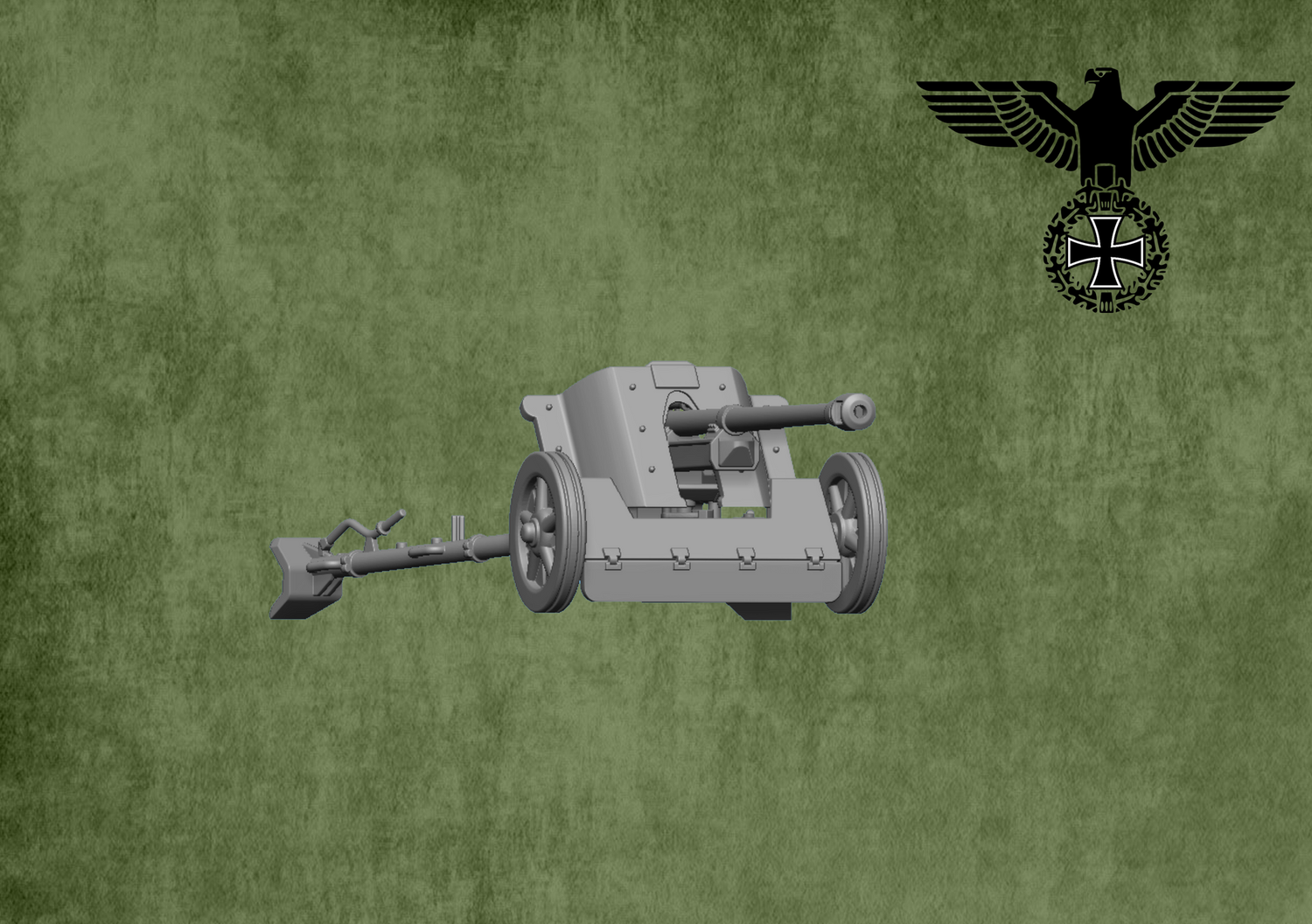 Pak 38 Anti Tank Gun  - 1/56 Scale
