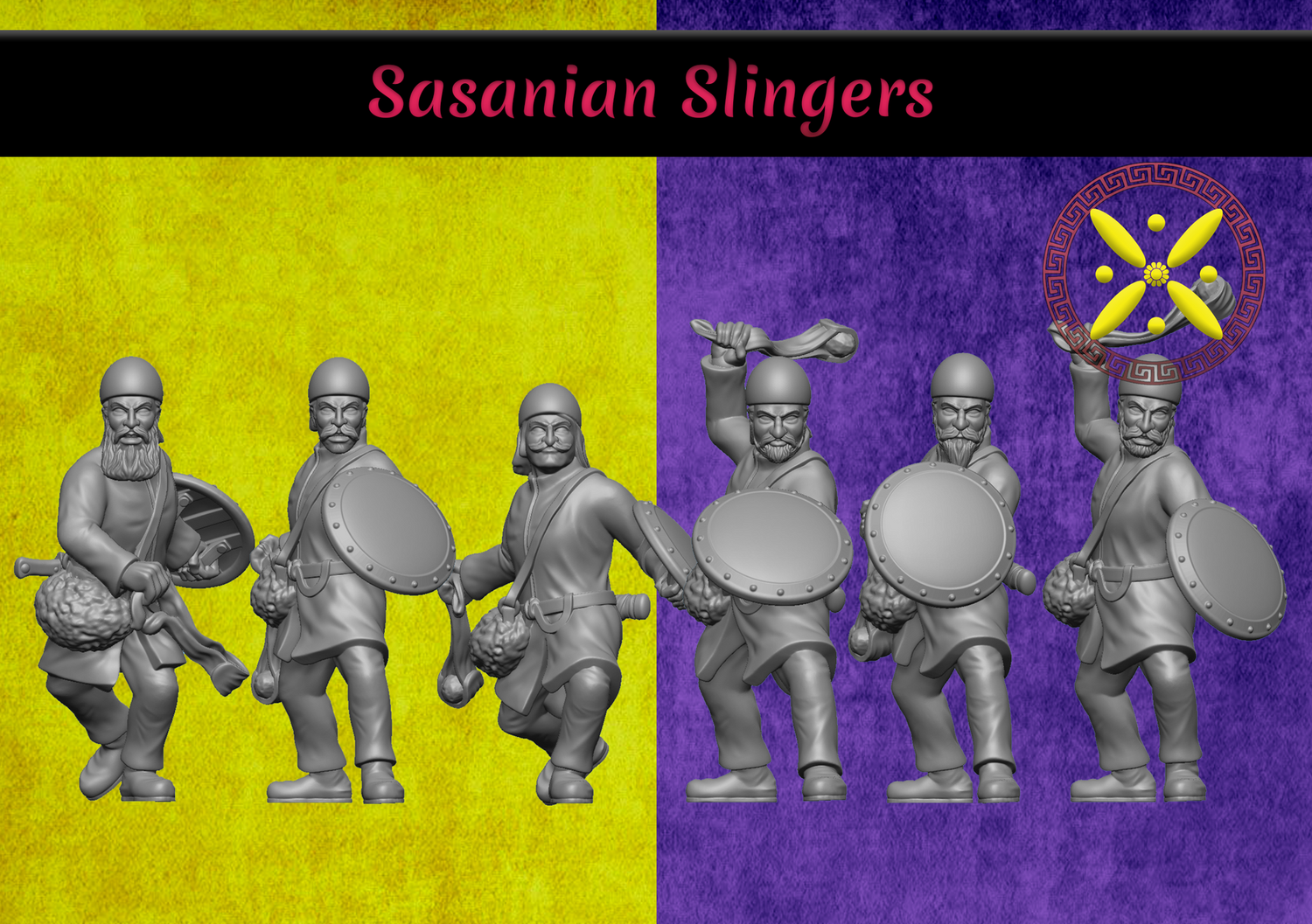 Sasanian Slingers Pack 2 (28mm)