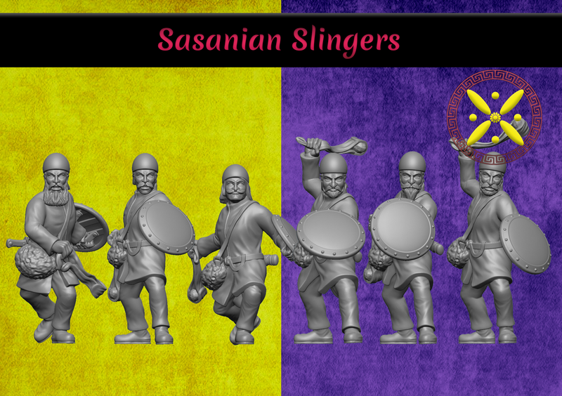Sasanian Slingers Pack 2 (28mm)