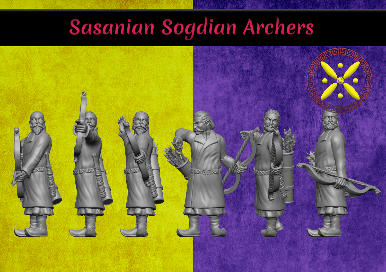 Sasanian Sogdian Archers Pack (28mm)
