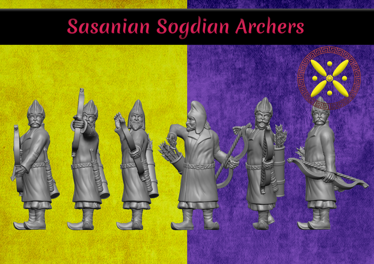 Sasanian Sogdian Archers Pack 2 (28mm)