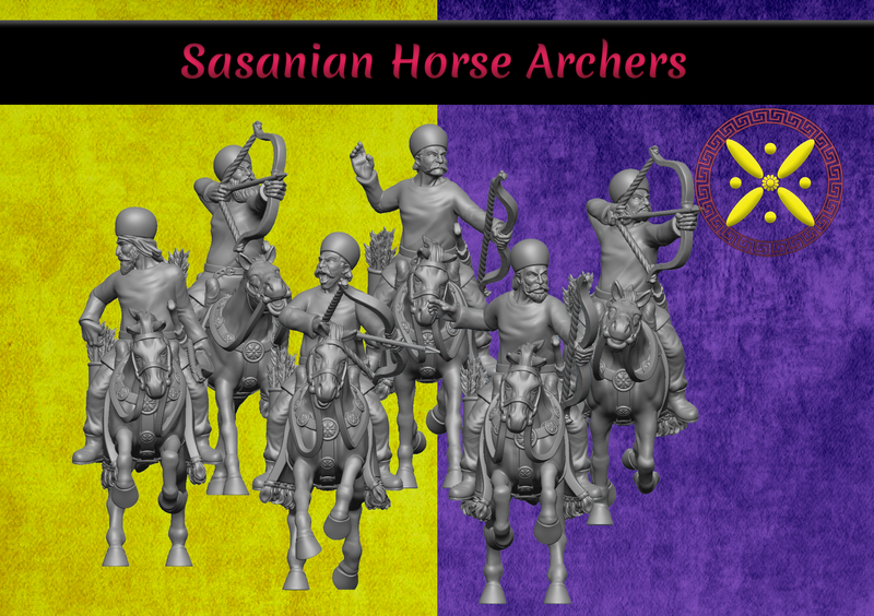 Sasanian Horse Archers Pack 2 (28mm)