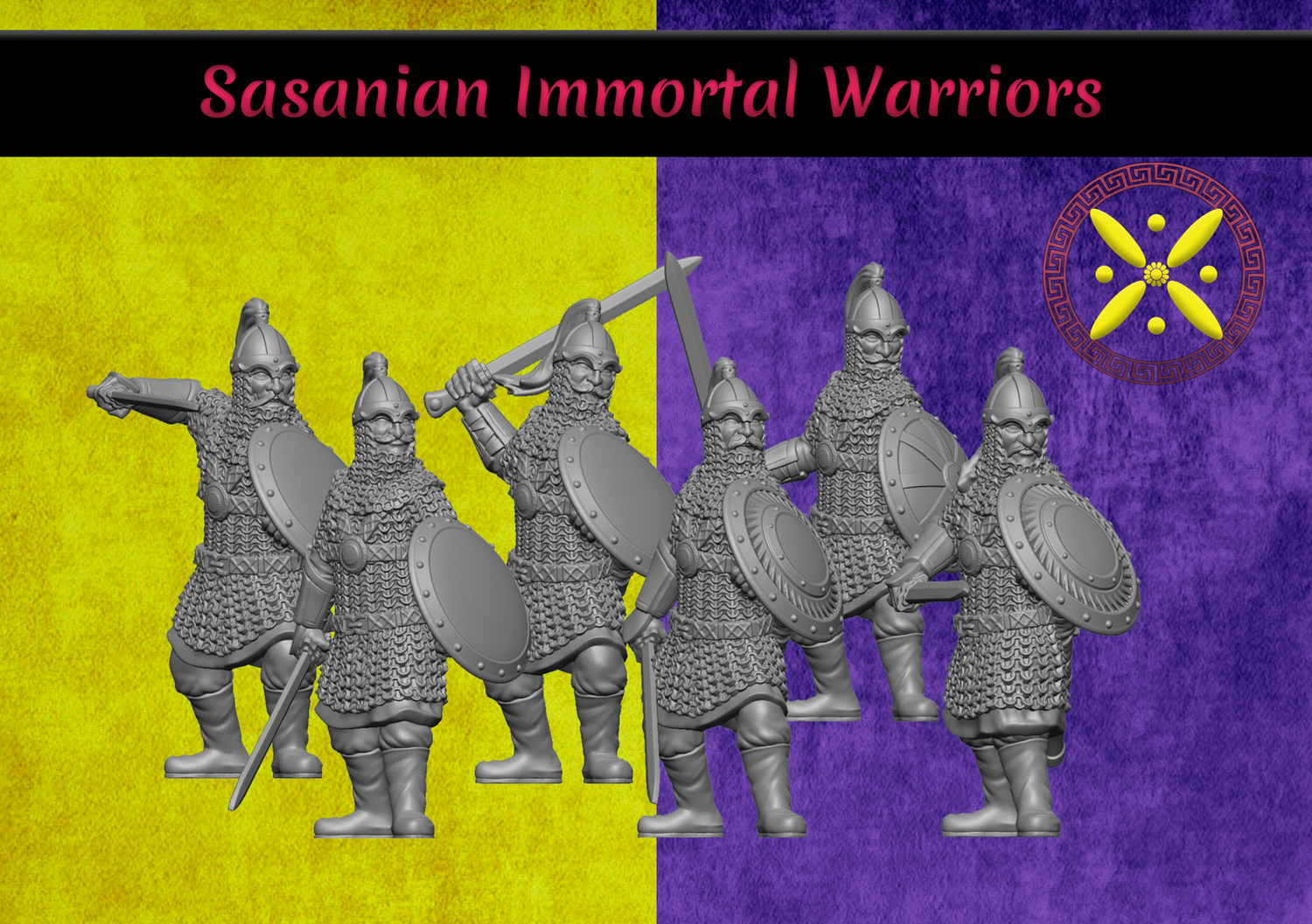 Sasanian Immortal Warriors Pack (28mm)
