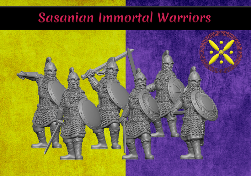 Sasanian Immortal Warriors Pack (28mm)