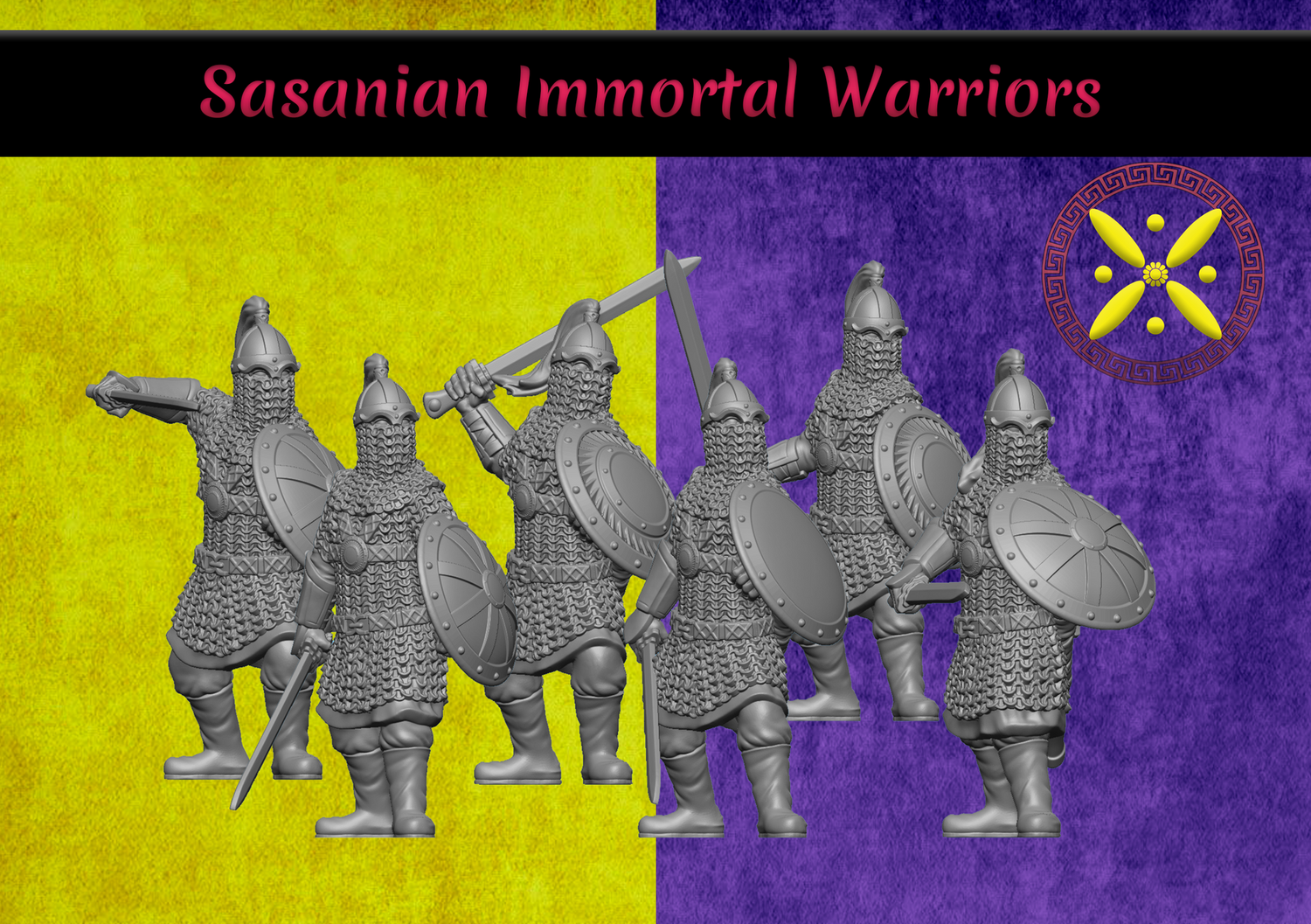 Sasanian Immortal Warriors Pack 2 (28mm)