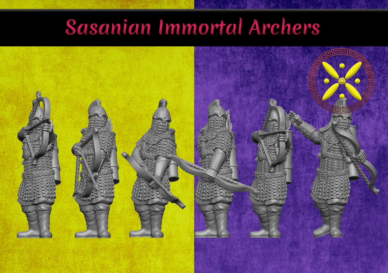 Sasanian Immortal Archers Pack 2 (28mm)