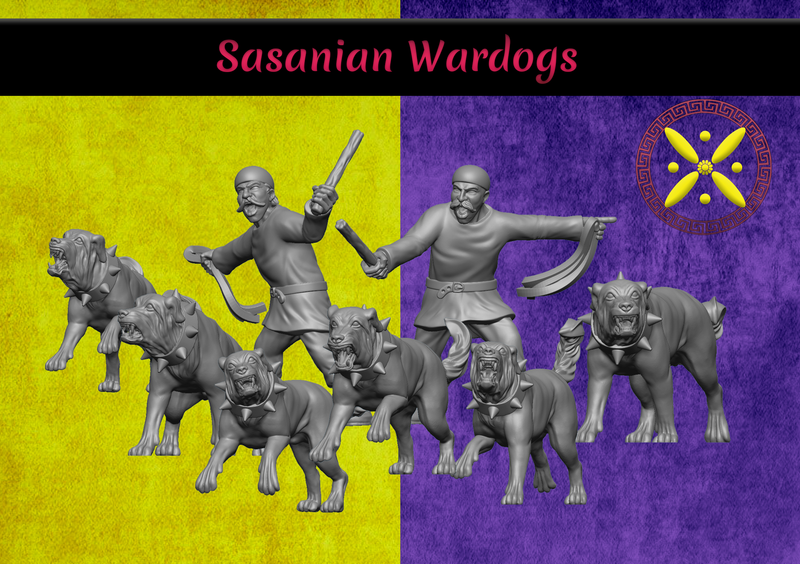 Sasanian Wardogs Pack 2 (28mm)