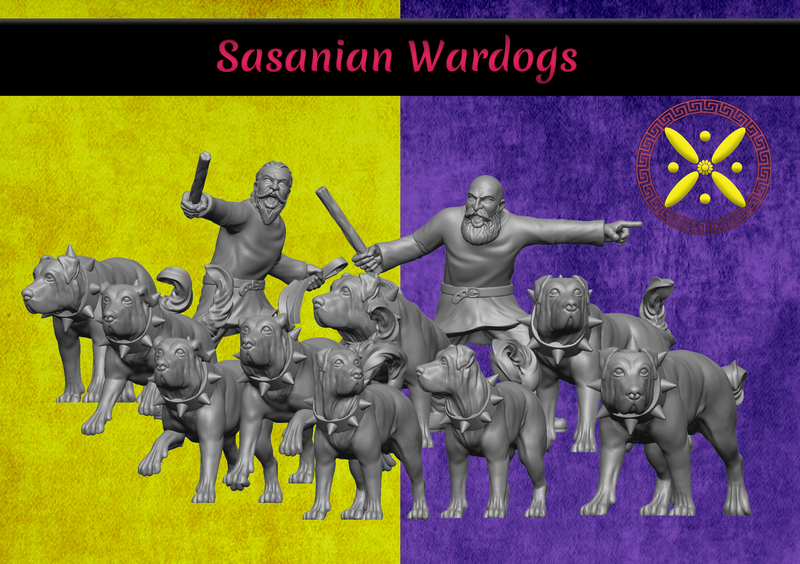 Sasanian Wardogs Pack (28mm)