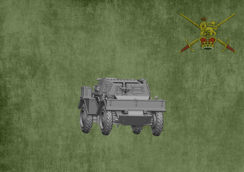 Daimler Scout Car Mk III - 1/56 Scale