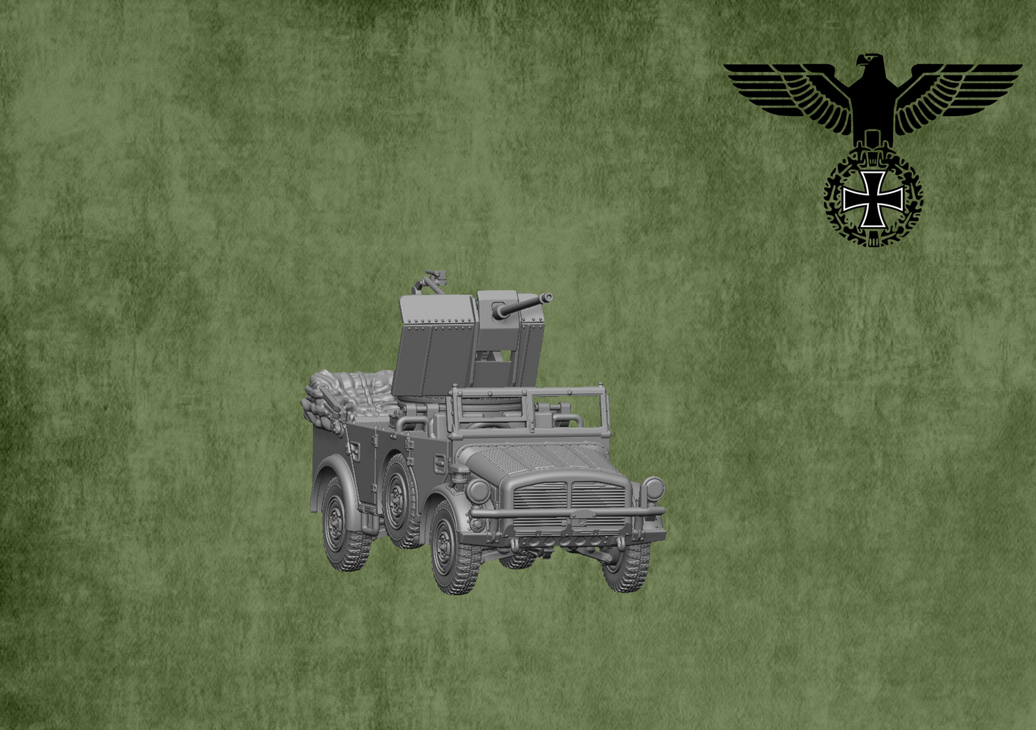 Horch 108 with 20mm Flak 30  - 1/56 Scale
