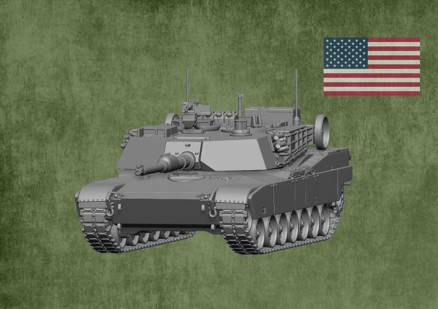 M1A2 Abrams - 1/48 Scale