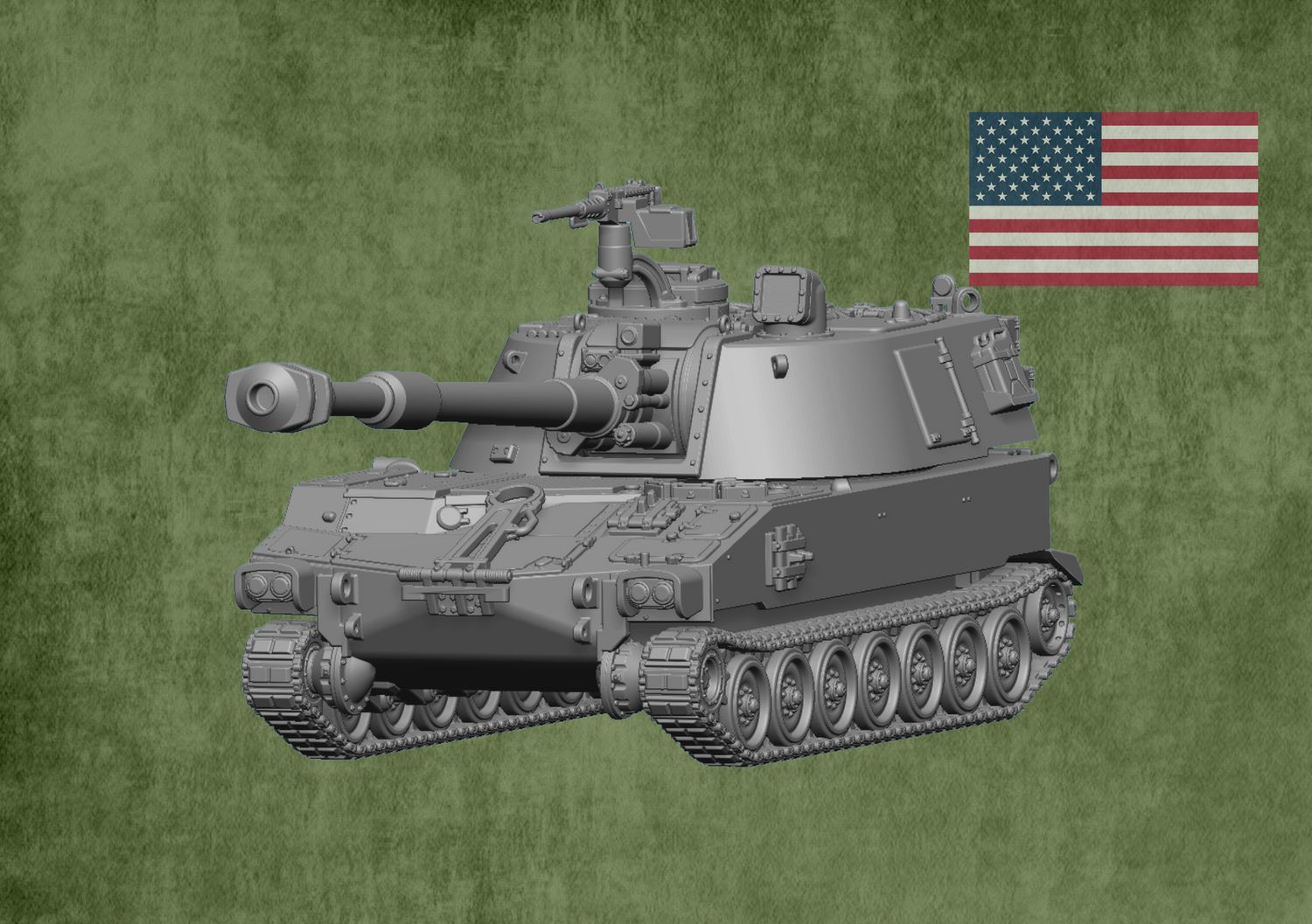 M109A3 Paladin - 1/48 Scale