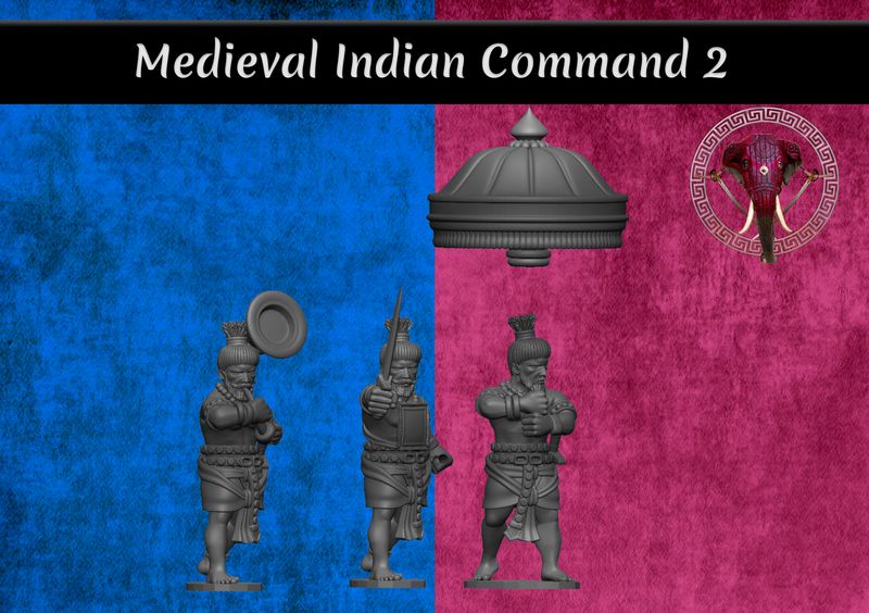 Medieval Indian Command Pack 2 (28mm)