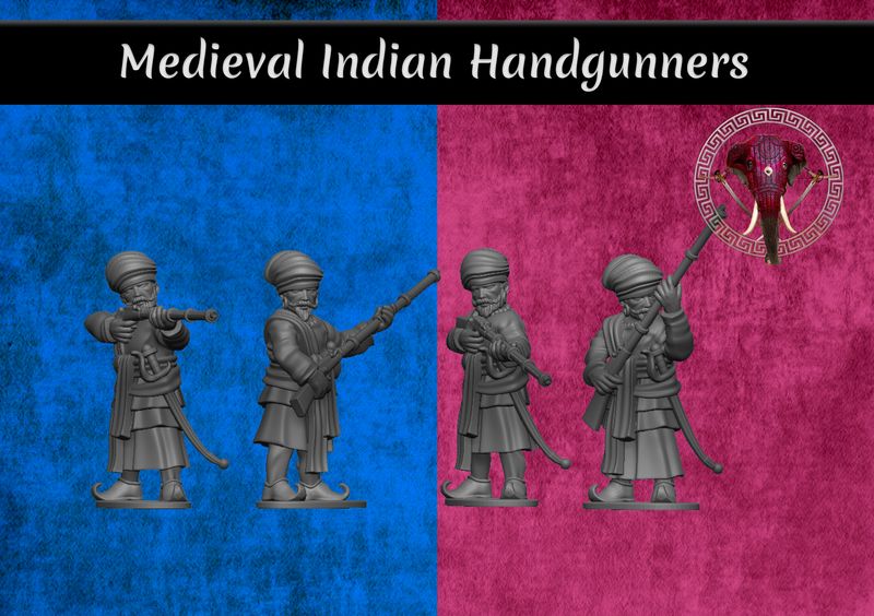 Medieval Indian Handgunner Pack (28mm)
