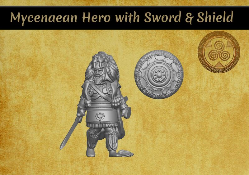 Mycenaean Hero 1 Pack (28mm)
