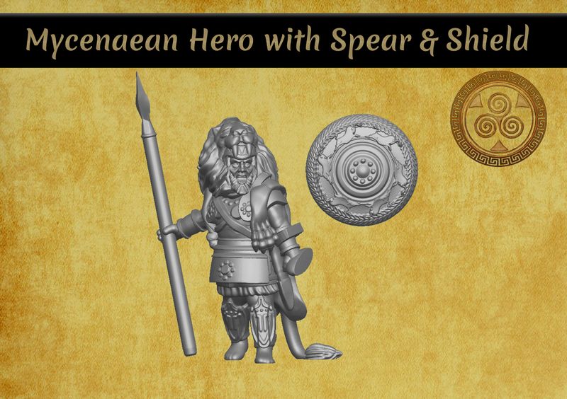 Mycenaean Hero 2 Pack (28mm)