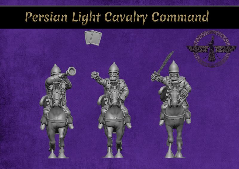 Persian Light Cavalry Command Pack (28mm)