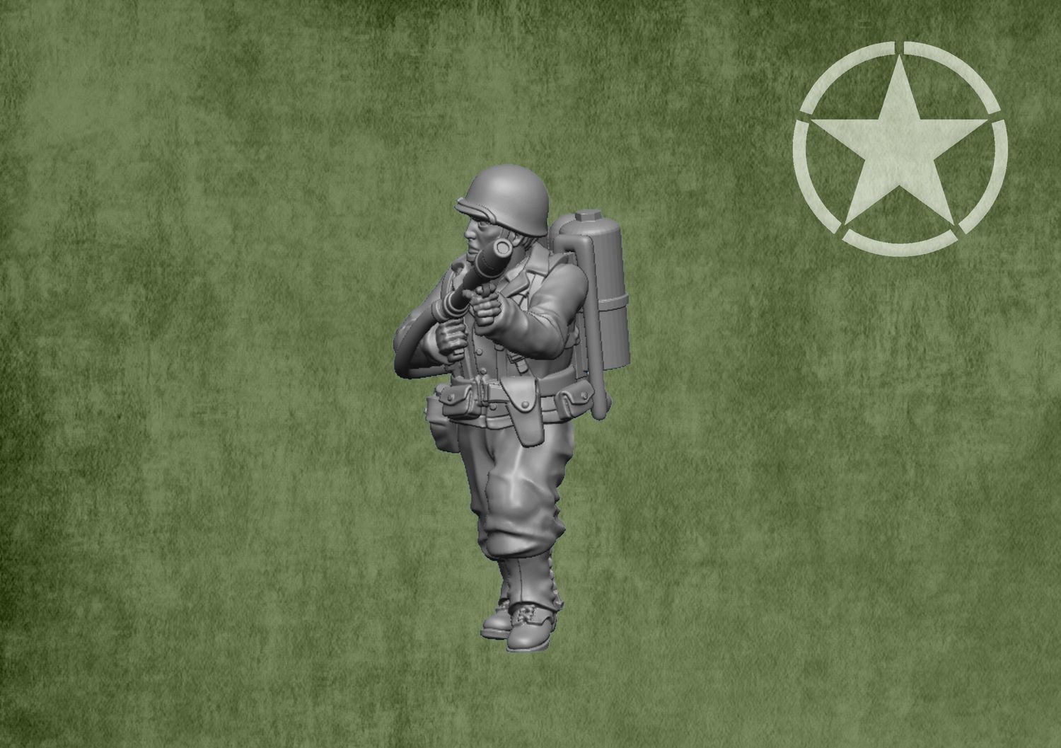 American Infantryman with Flamethrower (4)
