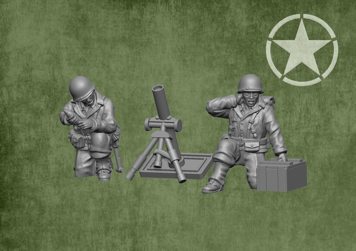 American Medium Mortar Team (3)