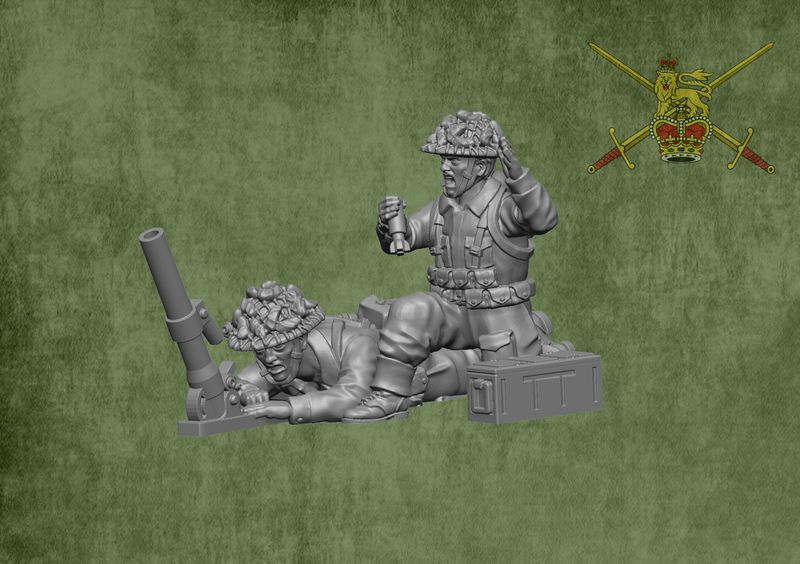 British Light Mortar Team
