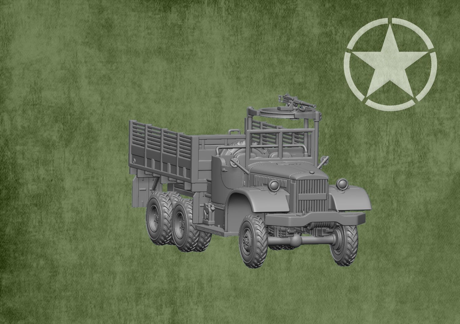 Diamond T969 Cargo with Open Cab and HMG