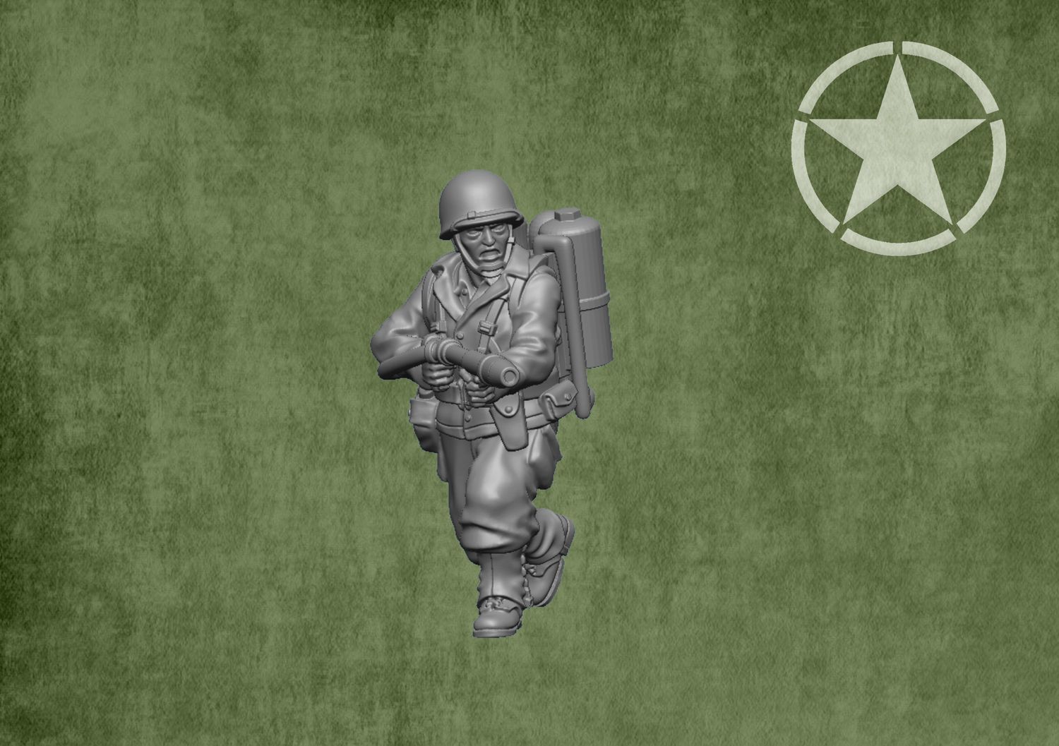 American Infantryman with Flamethrower (1)