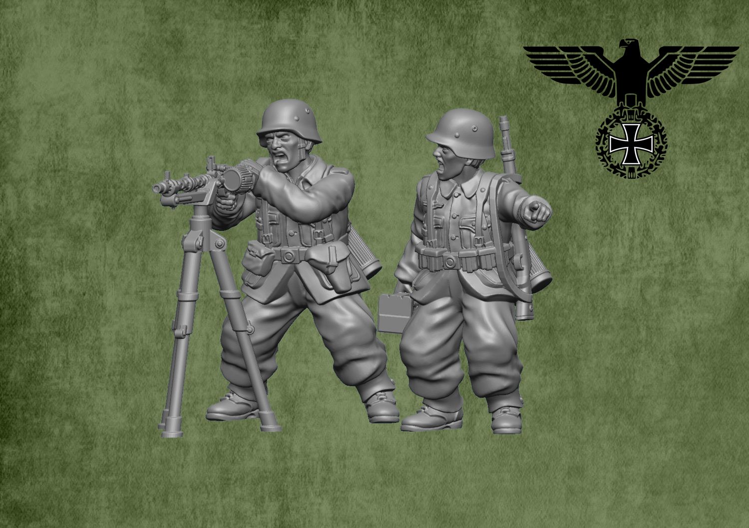 German MG34 Team (3)