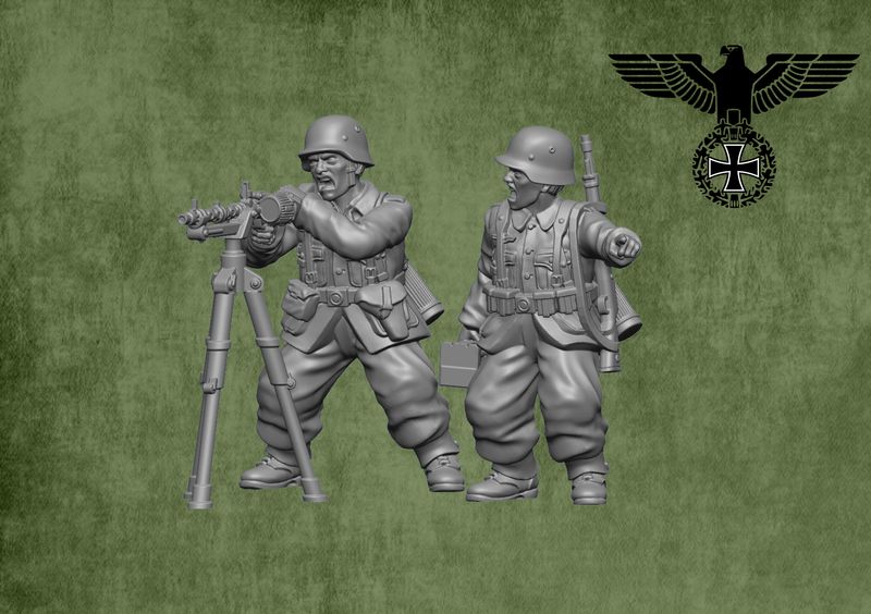 German MG34 Team (3)