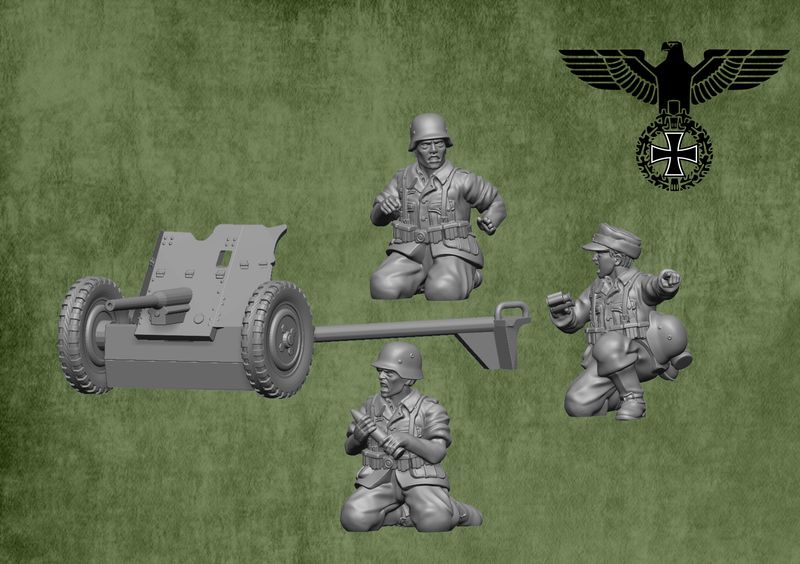 German Pak 36 AT Gun