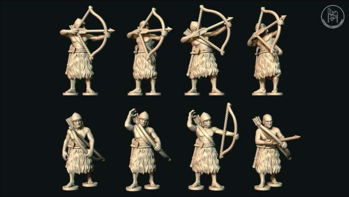 Sumerian Archers in Fur