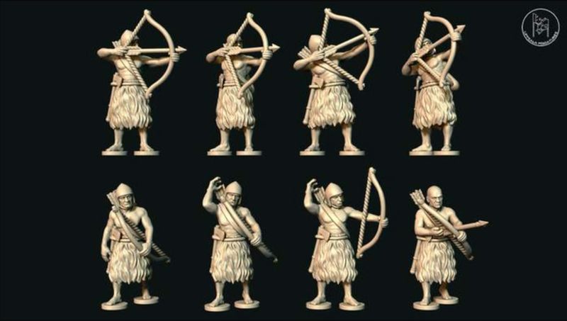 Sumerian Archers in Fur
