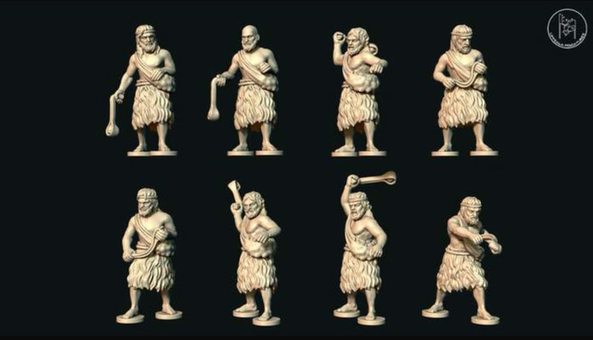 Sumerian Slingers in Fur