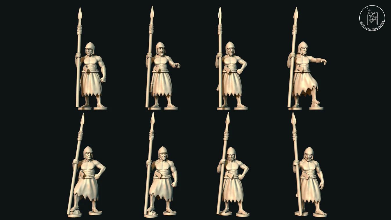 Sumerian Eridu with Long Spears