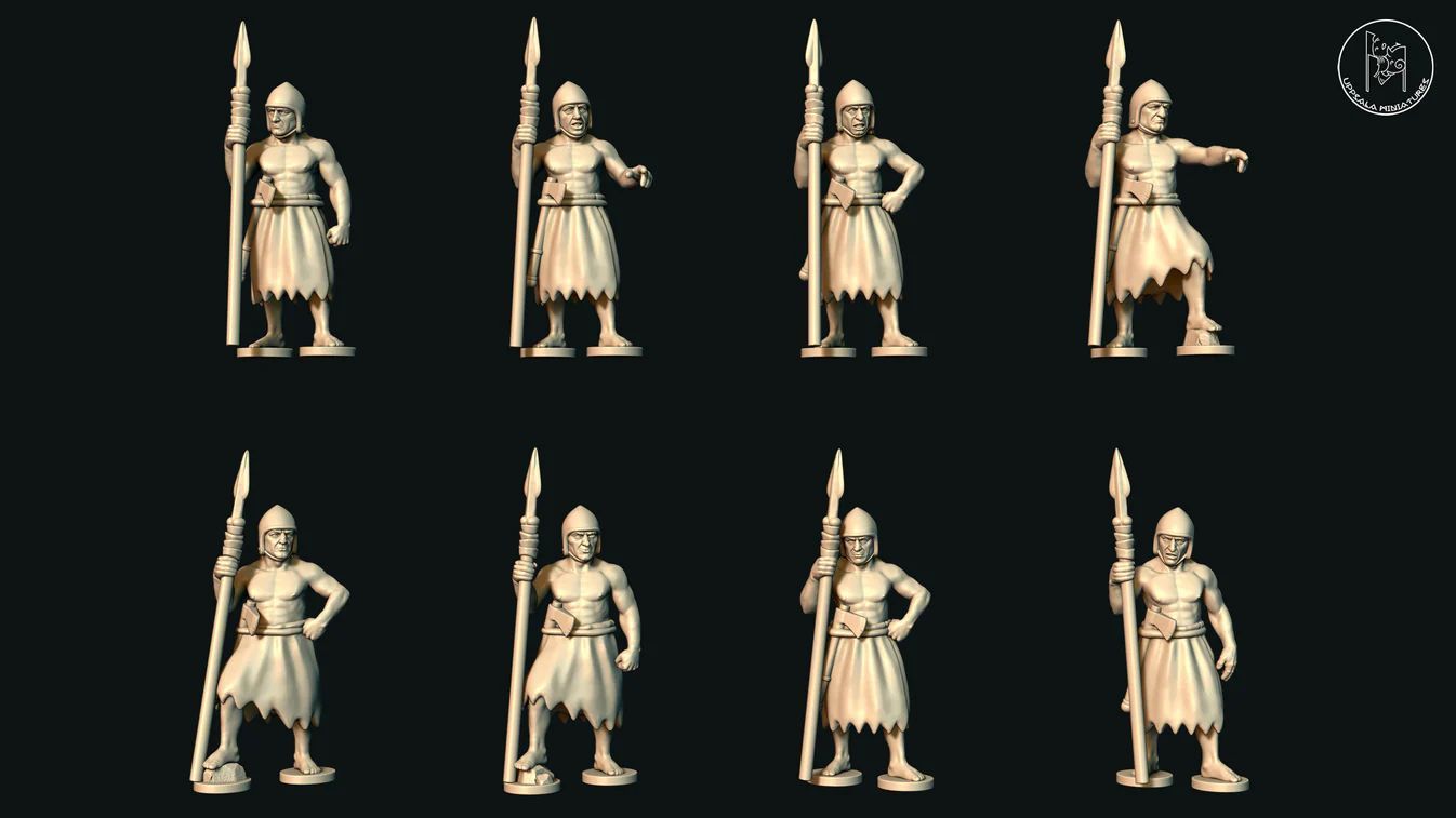 Sumerian Eridu with Short Spears