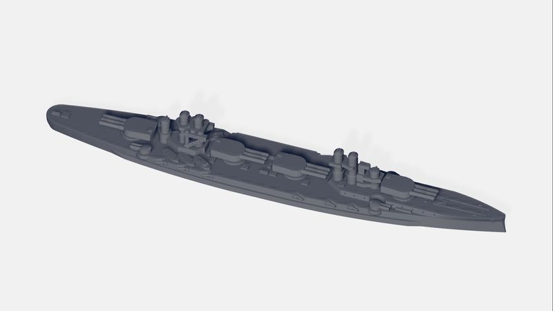 Italian Dante Alighieri - Battleship