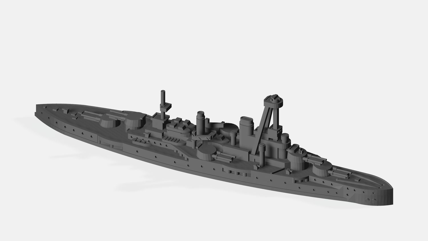 French Courbet - Battleship