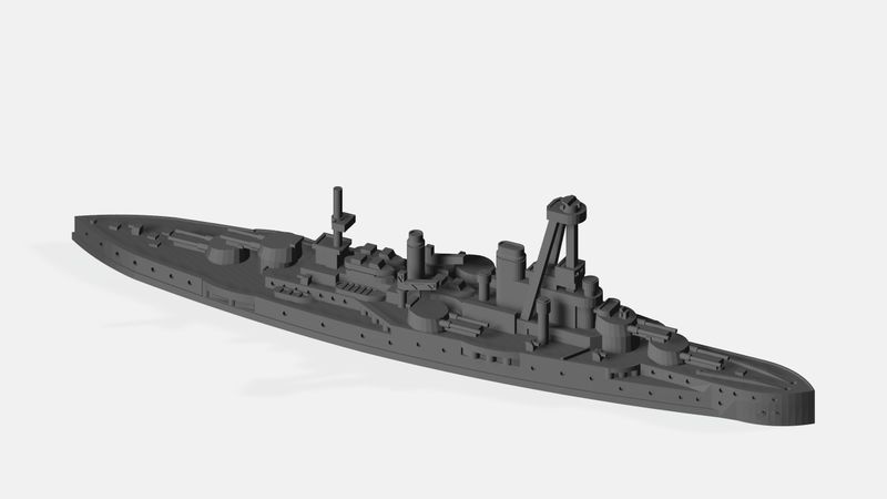 French Courbet - Battleship
