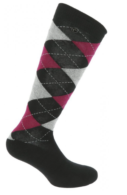 Chaussettes EQUITHÈME &quot;Argyle&quot; Lurex