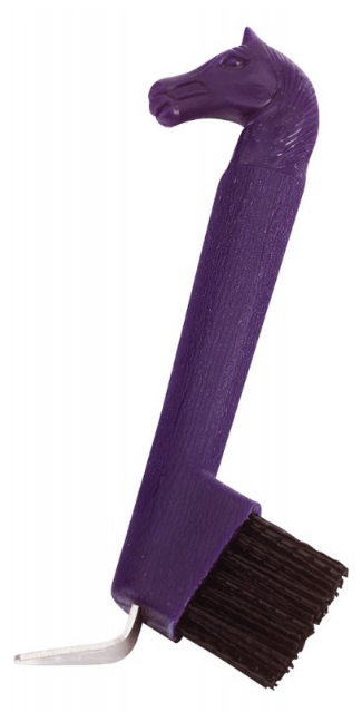 Sellerie Equideal à Saint-Dié 

Cure pied avec brosse, design tête de cheval HIPPOTONIC​

Bout métal avec manche motif tête de cheval.