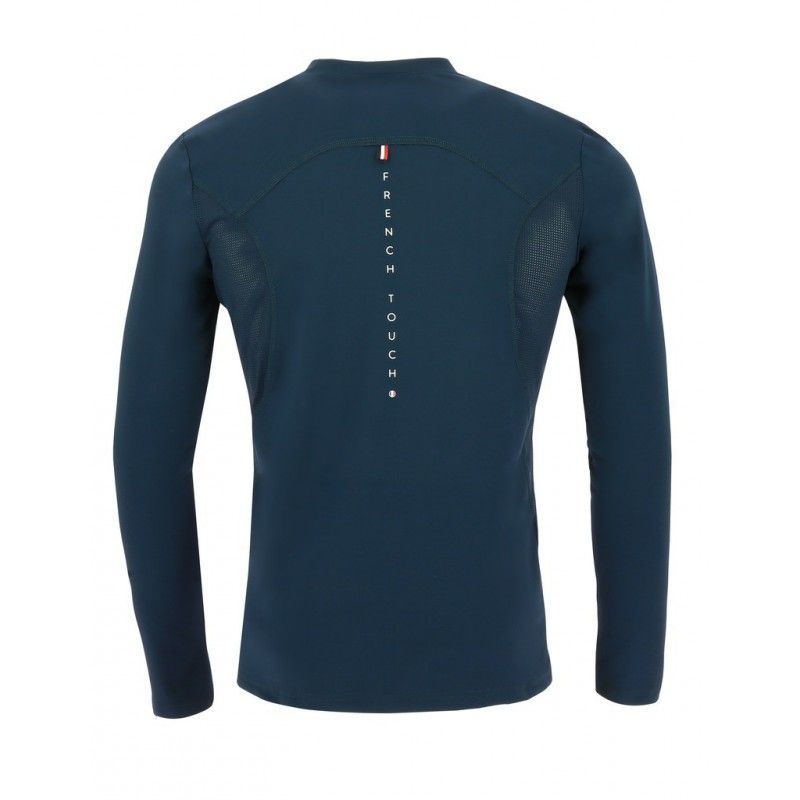 Sellerie Equideal à Saint-Dié 
T-shirt technique à manches longues extensible qui évacue l&#39;humidité.
FONCTIONNALITES
STRETCH : matières extensibles
RESPIRANT : matières qui évacuent l&#39;humidité et sèchent rapidement
CARACTERISTIQUES
- coutures plates
- empiècements en mesh sur les côtés
- coupe cintrée