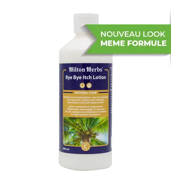 Bye Bye Itch Lotion Crème contre les démangeaisons pour chevaux et chiens