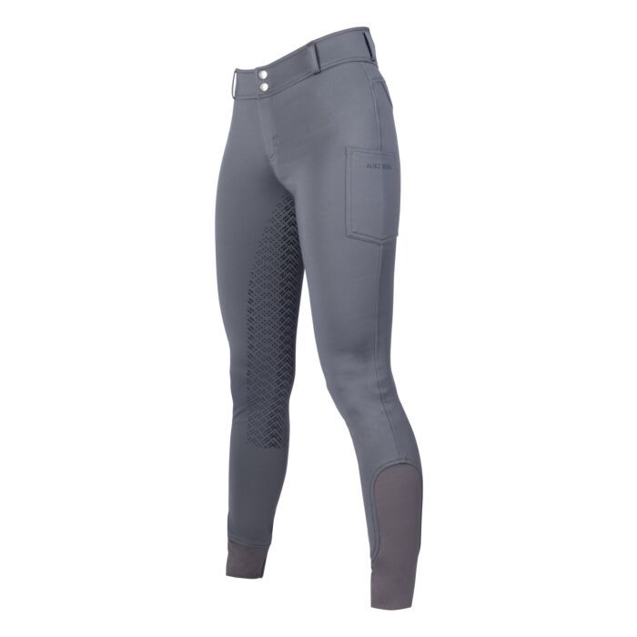 Sellerie Equideal à Saint-Dié 
Le pantalon Ruby fond intégral en silicone HKM est le choix parfait pour les jeunes cavaliers cherchant confort et performance, surtout pendant les mois d&#39;hiver. Voici les caractéristiques et le guide des tailles pour ce produit exceptionnel.

Caractéristiques principales
Intérieur rugueux : Conçu pour offrir une sensation de chaleur et de confort, idéal pour les périodes froides.
Fond intégral en silicone : Assure une meilleure adhérence en selle, offrant ainsi une sécurité accrue lors de la pratique de l&#39;équitation.
haute tenue en chaleur
bas de jambes lycra
pantalon idéal pour l&#39;hiver
intérieur rendu rugueux
en arrière aspect de 2 poches
deux poches intérieures latérales