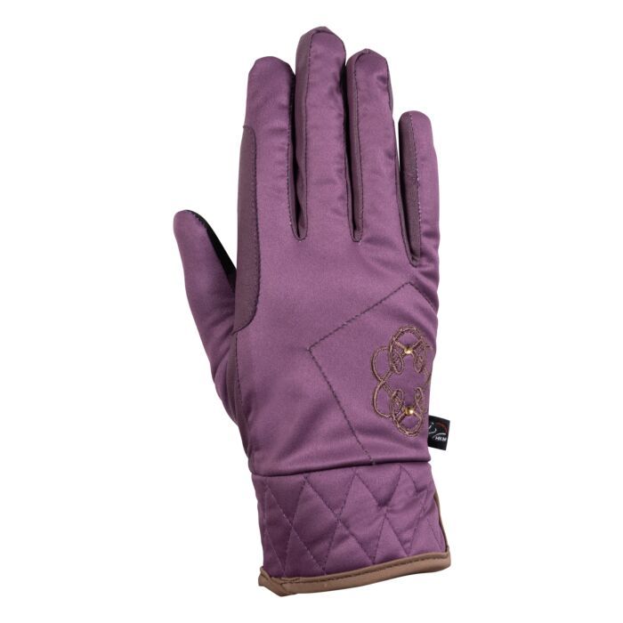 Sellerie Equideal à Saint-Dié 
Gants Arctic Bay, haute tenue en chaleur avec doublure en fibre polaire, élastiques au poignet. Gants décoré de pierres fines et de broderie. Gants adaptés au écran tactiles. 
