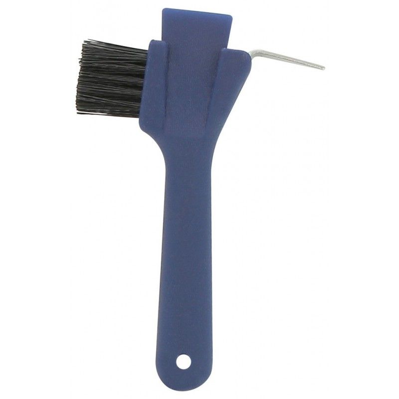 Sellerie Equideal à Saint-Dié 
Cure pied bleu marine
Cure pied Hippotonic​

L&#39;indispensable 3 en 1 pour les sabots !

- Brosse composée de laiton et de polyester.

- Poignée en caoutchouc anti-dérapante.

- Idéal pour les chevaux dont la sole est difficile à nettoyer.

