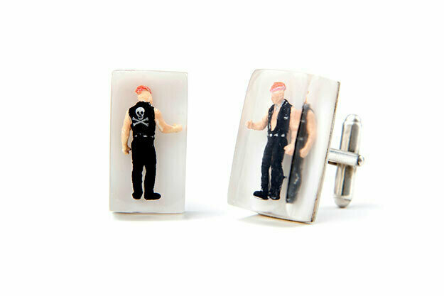 Punk cufflinks