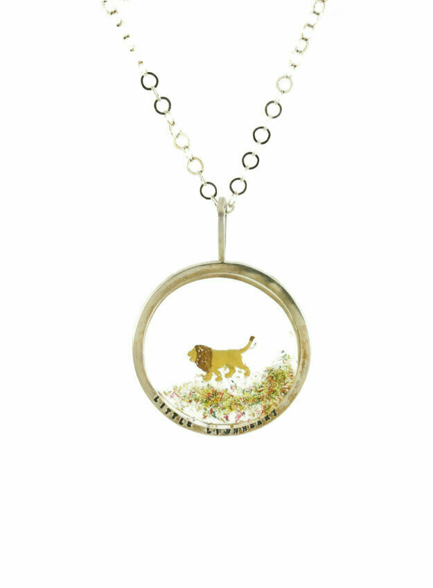 Little Lionheart Disk Necklace - Large