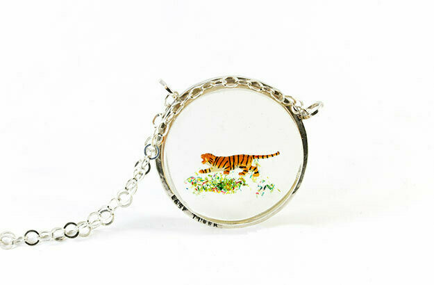 Easy Tiger Necklace (Large Disk)