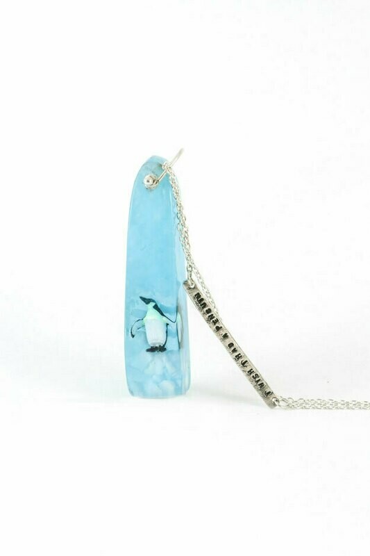 "I wish I had a penguin" Necklace