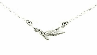 Float necklace sterling silver