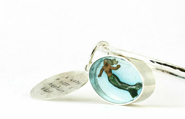 I Wish I Were a Mermaid Fair" Bangle